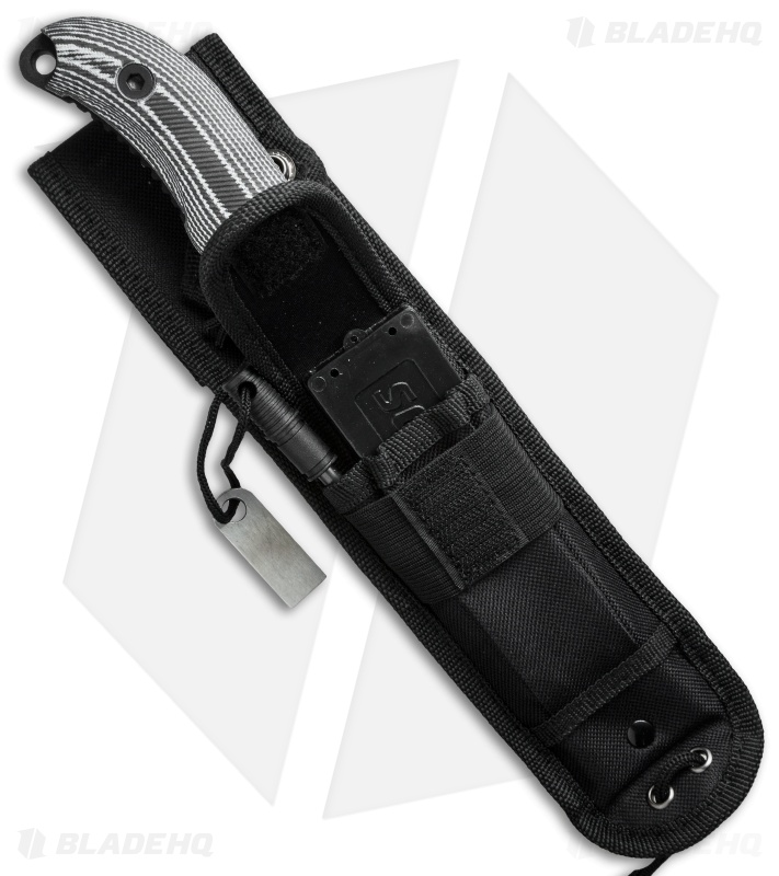 Schrade Extreme Survival Fixed Blade Knife Micarta (5" Black) SCHF36M
