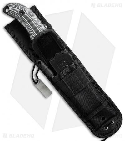 Schrade Extreme Survival Fixed Blade Knife Micarta (5" Black) SCHF36M
