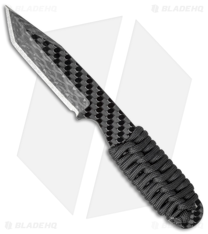 Schwartz Tactical Lifeline EDC Tanto Fixed Blade Knife CF (3" CF/Ti)