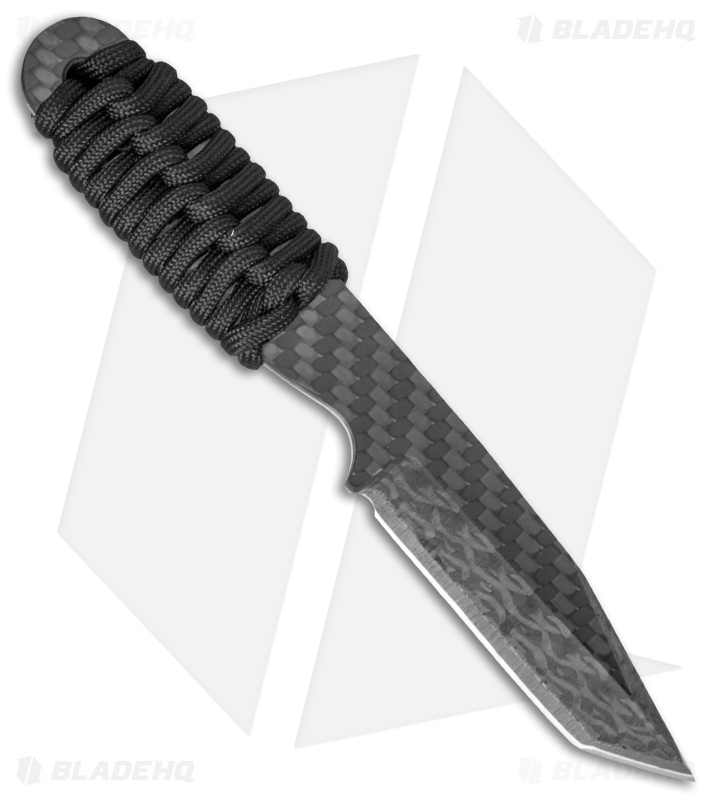 Schwartz Tactical Lifeline EDC Tanto Fixed Blade Knife CF (3" CF/Ti)