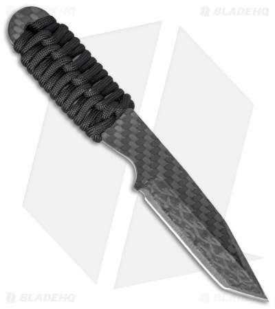 Schwartz Tactical Lifeline EDC Tanto Fixed Blade Knife CF (3" CF/Ti)