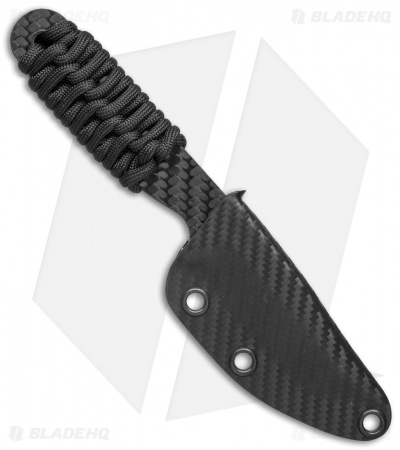 Schwartz Tactical Lifeline EDC Tanto Fixed Blade Knife CF (3" CF/Ti)