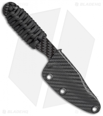 Schwartz Tactical Lifeline EDC Clip Point Fixed Blade Knife CF (3" CF/Ti)
