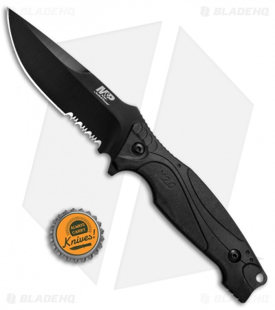 M&P M2.0 Fixed Blade Knife Black (4.1" Black Serr) 1085880
