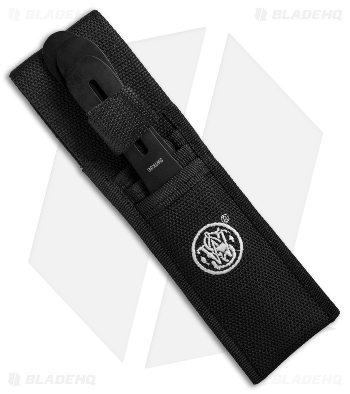 Smith & Wesson Bullseye 8" Throwing Knife Set Black (3 Knives) SWTK8BCP
