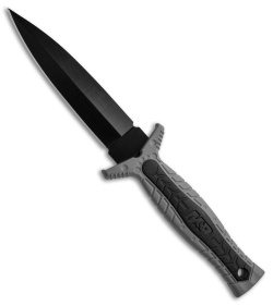 Smith & Wesson M&P Full Tang Fixed Blade Boot Knife Gray (4.7" Black)  SWMPF3G