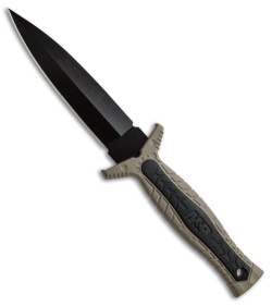 Smith & Wesson M&P Full Tang Fixed Blade Boot Knife Tan (4.7" Black) SWMPF3BR