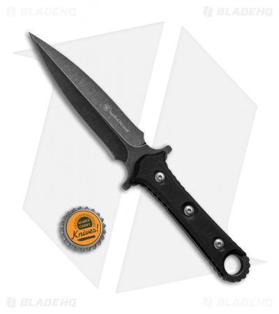 Smith & Wesson SWF606FCP S/E Fixed Blade Boot Knife Black G-10 (4.5" Black SW)