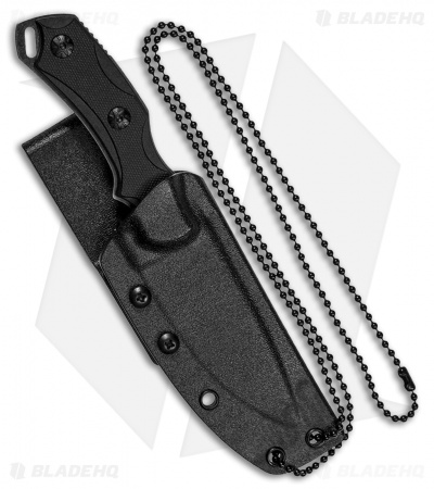 Smith & Wesson M&P Guard Fixed Blade Neck Knife Black G-10 (3.25" Black SW)