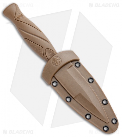 Smith & Wesson Boot Knife Fixed Blade Flat Dark Earth (3" Black) 1100072