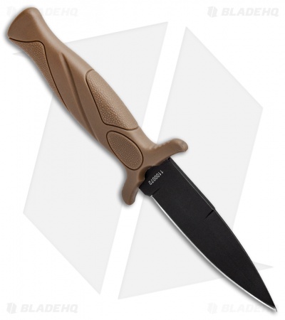 Smith & Wesson Boot Knife Fixed Blade Flat Dark Earth (3" Black) 1100072
