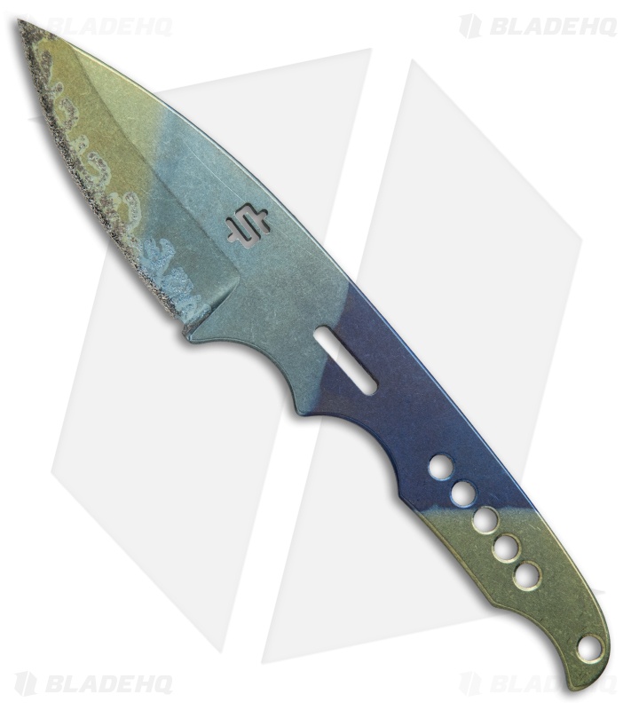 Snody Knives Custom Fixed Blade Neck Knife Spectrum Ti (2" Spectrum)