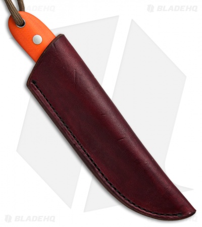 Snody Menace Fixed Blade Knife Orange G-10 (3" Satin)