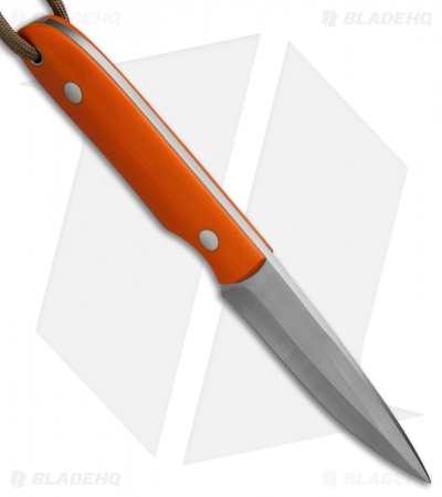 Snody Menace Fixed Blade Knife Orange G-10 (3" Satin)