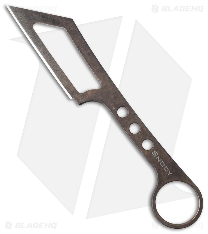 Snody Knives Custom Blood Runner Fixed Blade Knife (3.25" Copper Patina)
