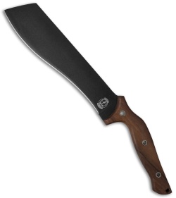 Sniper Bladeworks SOF Chopper Fixed Blade Walnut (9" Black)