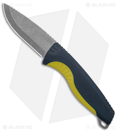 SOG Aegis FX Fixed Blade | Indigo/Acid Yellow - Blade HQ