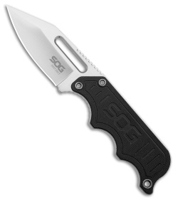 SOG Instinct Fixed Blade Knife Black G-10 (2.3" Satin) NB1012