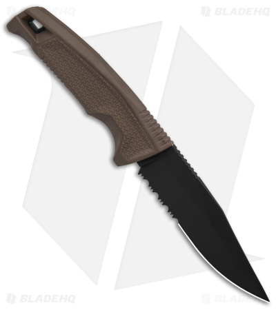SOG Recondo FX Fixed Blade Knife FDE (4.6" Black Serr)