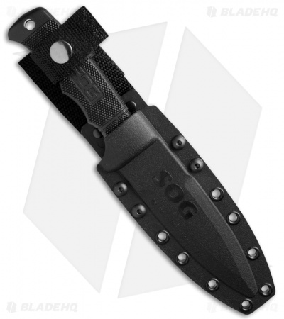 SOG Seal Pup Elite Fixed Knife w/ Kydex Sheath (TiNi PLN) E37S-K