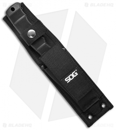 SOG Seal Pup Elite Fixed Knife w/ Nylon Sheath (Satin PLN) E37-N