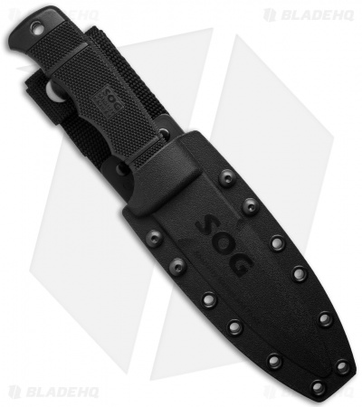 SOG Seal Pup Fixed Knife w/ Kydex Sheath (Powder Coat SER) M37-K