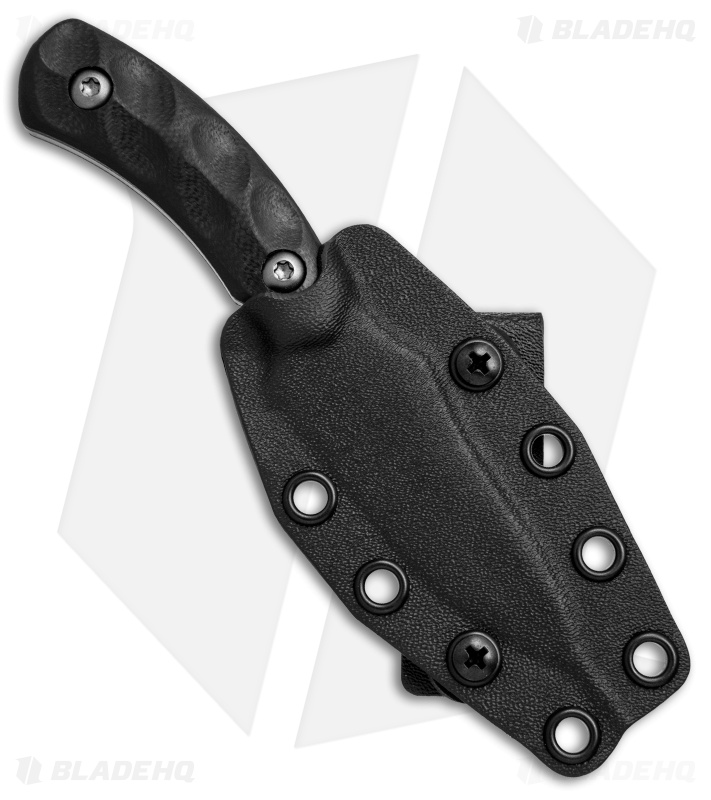 Southern Grind Jackal Pup Fixed Blade Knife Black G-10 (2.75" Gray)
