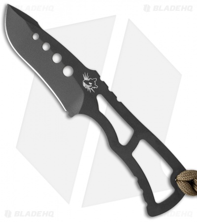 Southern Grind Vermin Fixed Blade Neck Knife (2.25" Black)