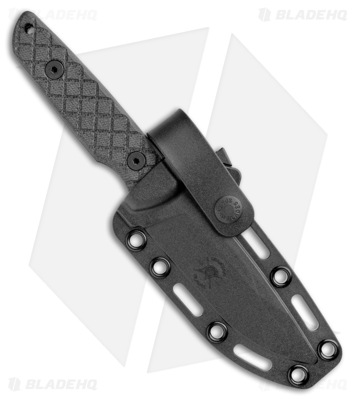 Spartan Blades Alala Fixed Blade Knife Black Micarta (3.75" Black) SBSL004BKBK