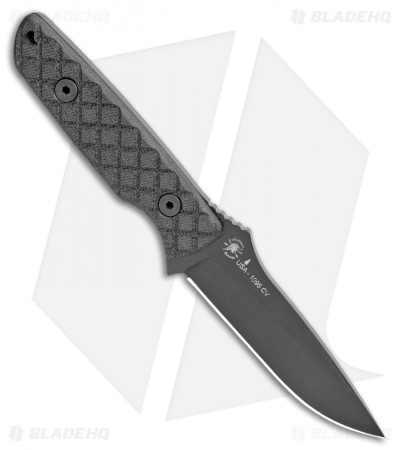 Spartan Blades Alala Fixed Blade Knife Black Micarta (3.75" Black) SBSL004BKBK
