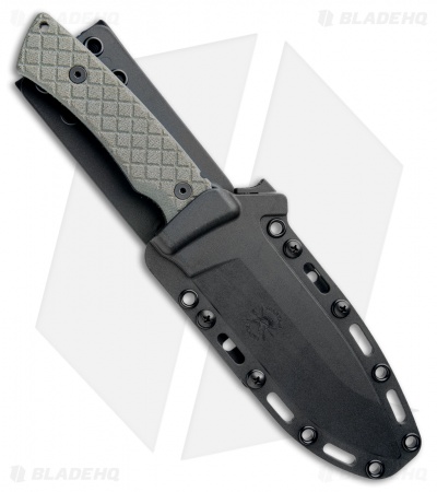 Spartan Blades Damysus Fixed Blade Knife Green Micarta (5.5" Black) SBSL003BKGR
