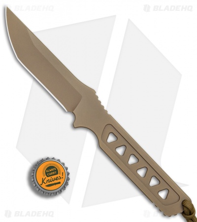 Spartan Blades Formido Fixed Blade Knife FDE w/ Coyote Kydex Sheath (4" FDE)