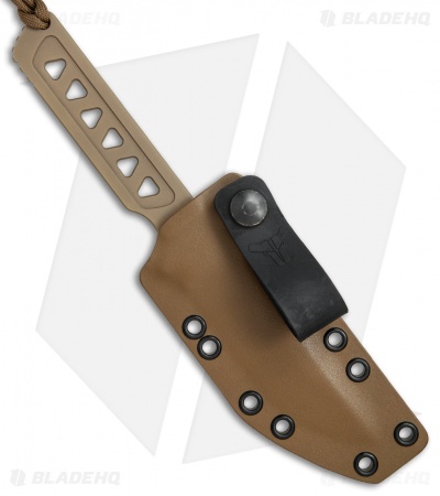 Spartan Blades Formido Fixed Blade Knife FDE w/ Coyote Kydex Sheath (4" FDE)