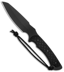 Spartan Blades Hybris Fixed Blade Black Canvas Micarta (5.3" Black) 