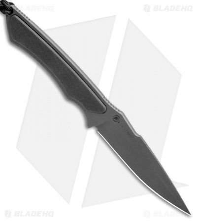 Spartan Blades Phrike Fixed Blade Knife Black  G-10 (4.25" Black)