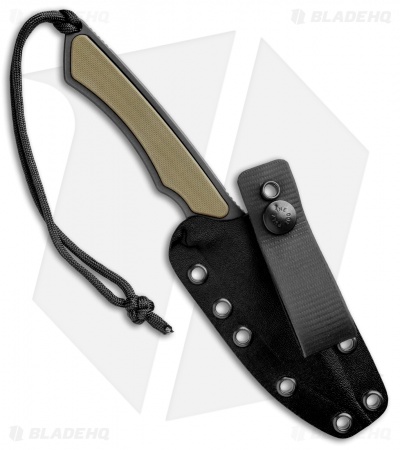 Spartan Blades Phrike Fixed Blade Knife OD Green  G-10 (4.25" Black)