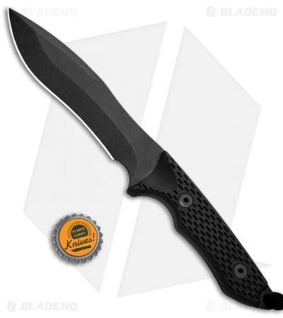 Spartan Blades Ronin Shinto Fixed Blade Tactical Knife Black G-10 (5.6" Black)