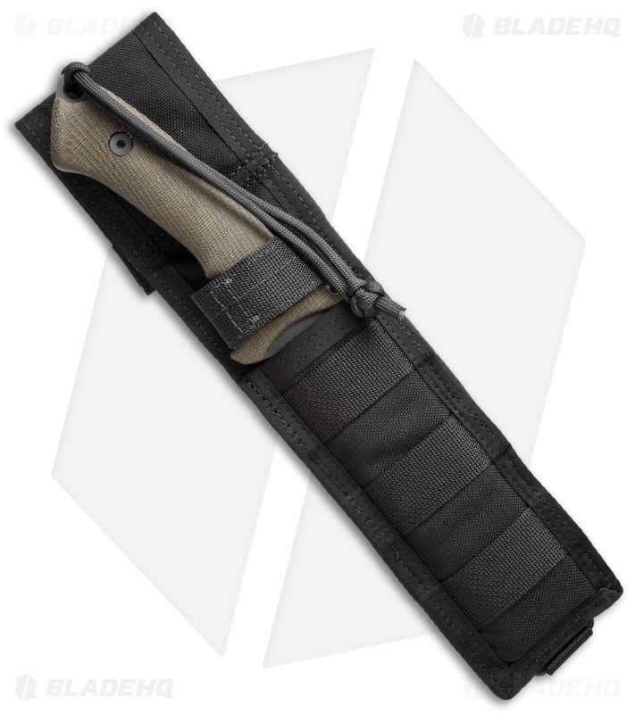 Spartan Blades Harsey Difensa Knife Green Micarta (6.25" Black)
