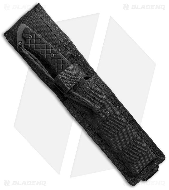 Spartan Blades Nyx Fixed Blade Knife Black Micarta (5.125" Black)