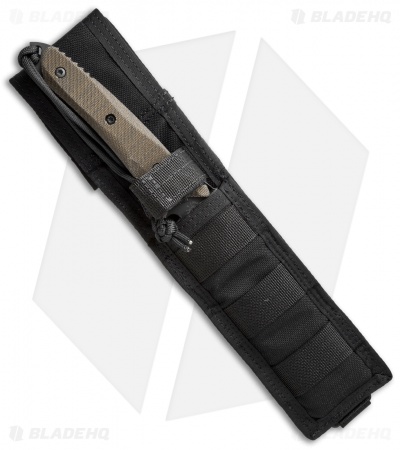 Spartan Blades Breed Fighter Dagger Knife Green Micarta (5.5" Black)