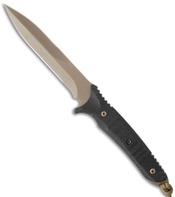 Spartan Blades Breed Fighter Dagger Knife Black Micarta (5.5" FDE)