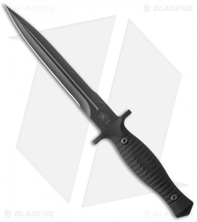 Spartan Blades George V-14 Dagger Combat Knife Black G-10 (6.75" Black)