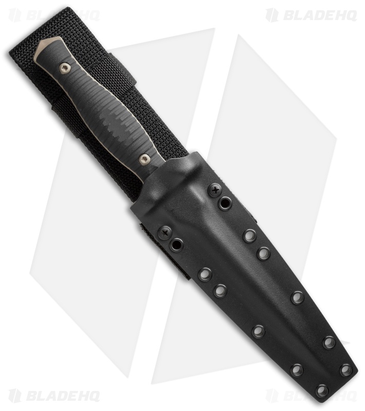 Spartan Blades George V-14 Dagger Combat Knife Black G-10 (6.75" FDE)