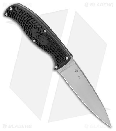 Spyderco Enuff 2 Leaf Fixed Blade Knife | Black FRN | Blade HQ Spyderco Enuff 2 Leaf Fixed Blade Knife | Black FRN | Blade HQ