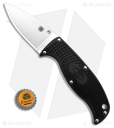 Spyderco Enuff Leaf Fixed Blade Knife (2.75" Satin) FB31PBK