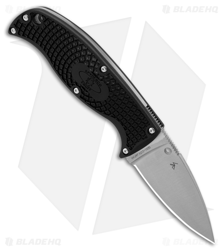 Spyderco Enuff Leaf Fixed Blade Knife (2.75" Satin) FB31PBK