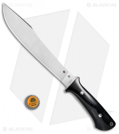 Spyderco  Lum Darn Dao Flash Batch Fixed Blade Black G-10 (9.8" Satin) FB41GP