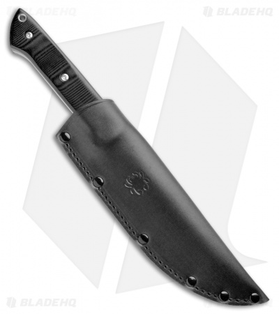 Spyderco Province Fixed Blade Knife Black G-10 (6.75" Satin 4V) FB45GP