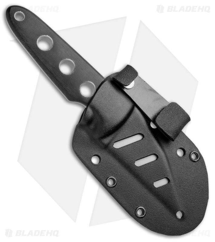 Rare Spyderco Ronin Fixed Blade Knife Black Micarta (3" Bead Blast) FB09
