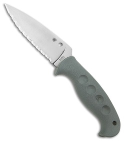 Spyderco Enuff 2 Leaf Fixed Blade Knife | Black FRN | Blade HQ